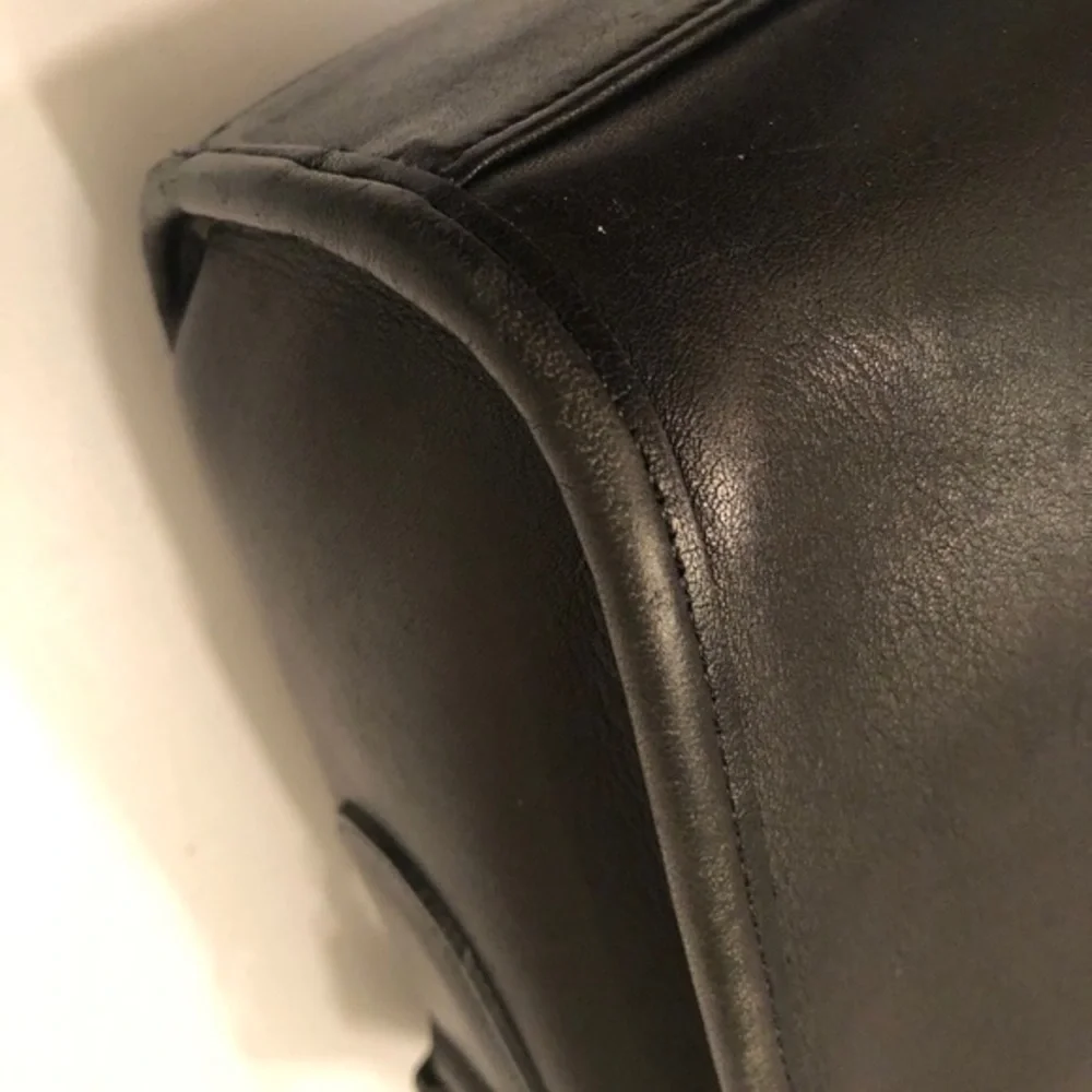 Coach vintage black Sullivan bag 9910 leather messenger bag